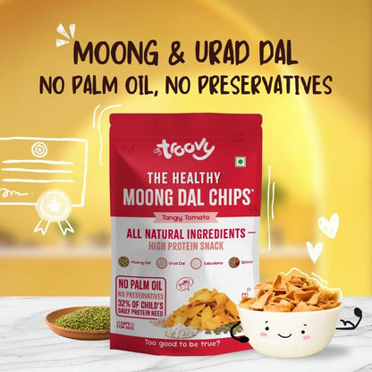 Troovy Healthy Tangy Tomato Moong Dal Chips