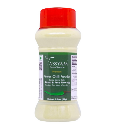 Tassyam Organics Green Chilli Powder