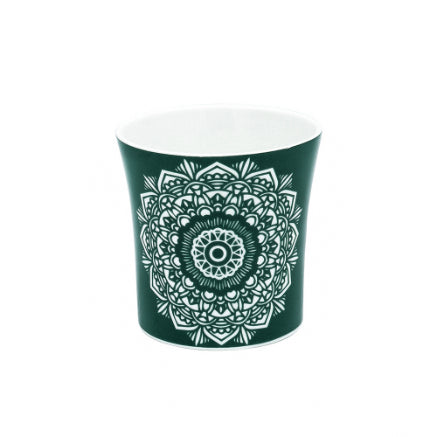 Abstract Lotus Pattern Cups | 160 ml | Set of 6 | Multiple Colors