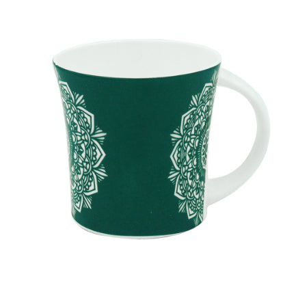 Abstract Lotus Pattern Cups | 160 ml | Set of 6 | Multiple Colors