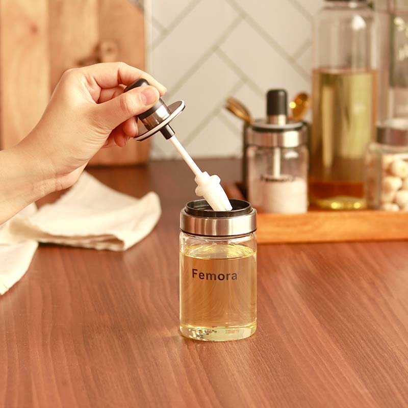 Glass Brush Jar | 250 ml