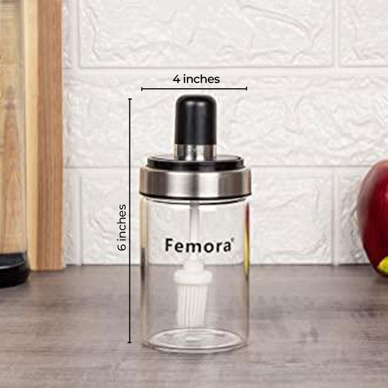 Glass Brush Jar | 250 ml
