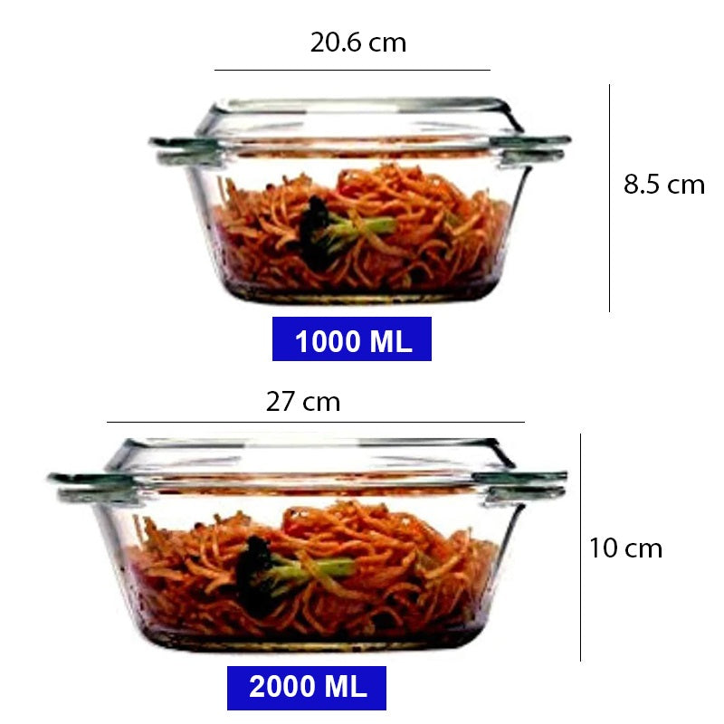 Modular Design Microwave Safe Casseroles | Mixed Size Combos