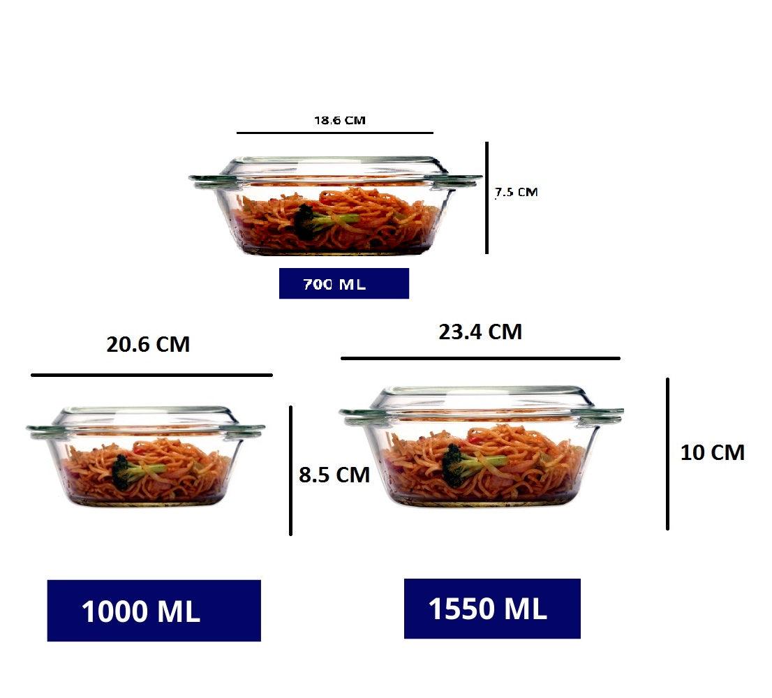 Modular Design Microwave Safe Casseroles | Mixed Size Combos