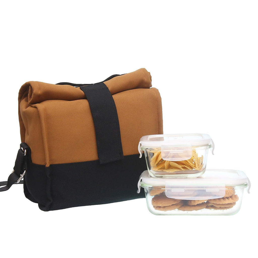 Glass Container Lunch Box | Set of 2 (Rectangle + Square)