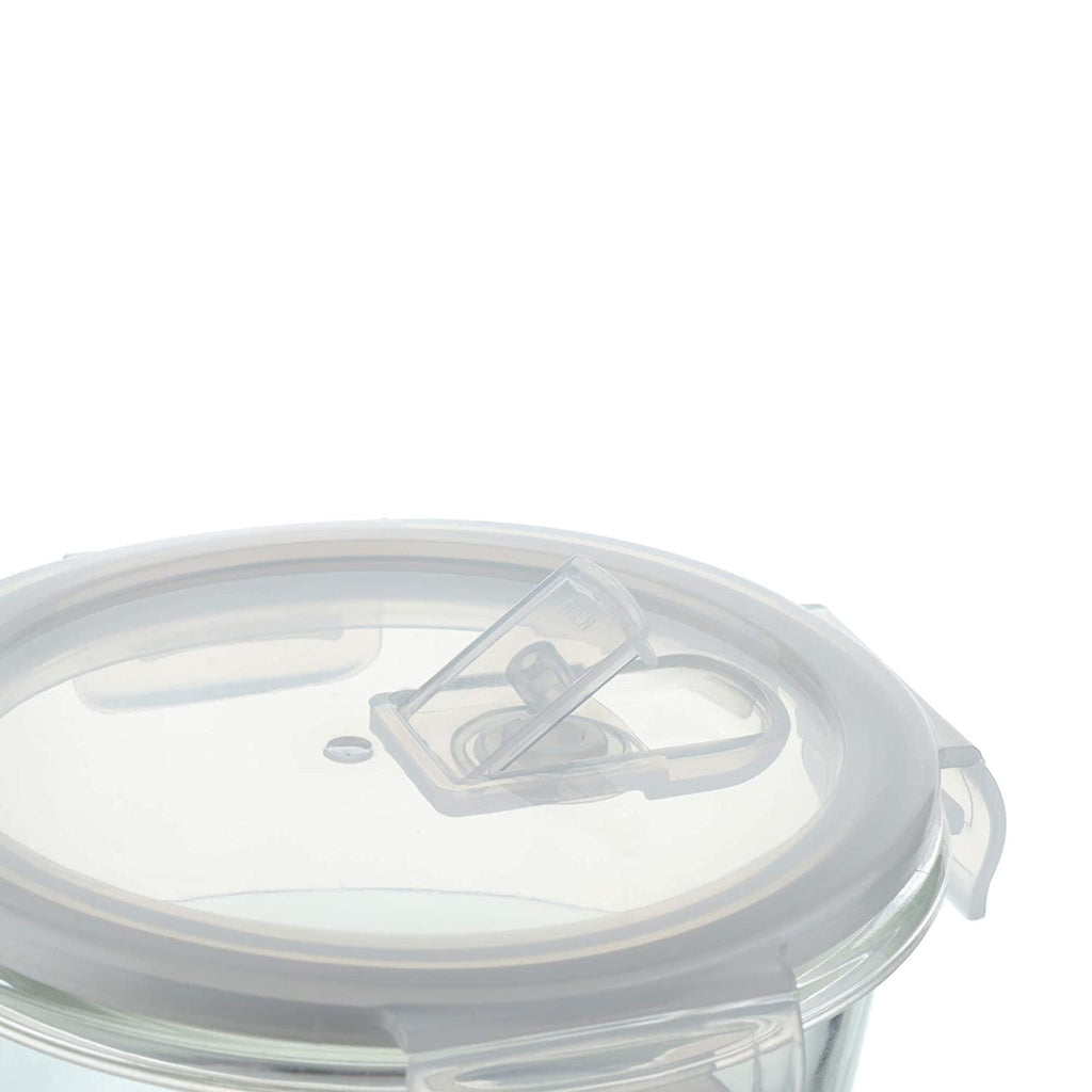 Glass Container Lunch Box | Set of 3 | Multiple colours