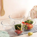 Borosilicate All-Purpose Mixing Bowls | Mixed size Combo- Set of 4 (400ml, 700ml, 1L, 1.6L)