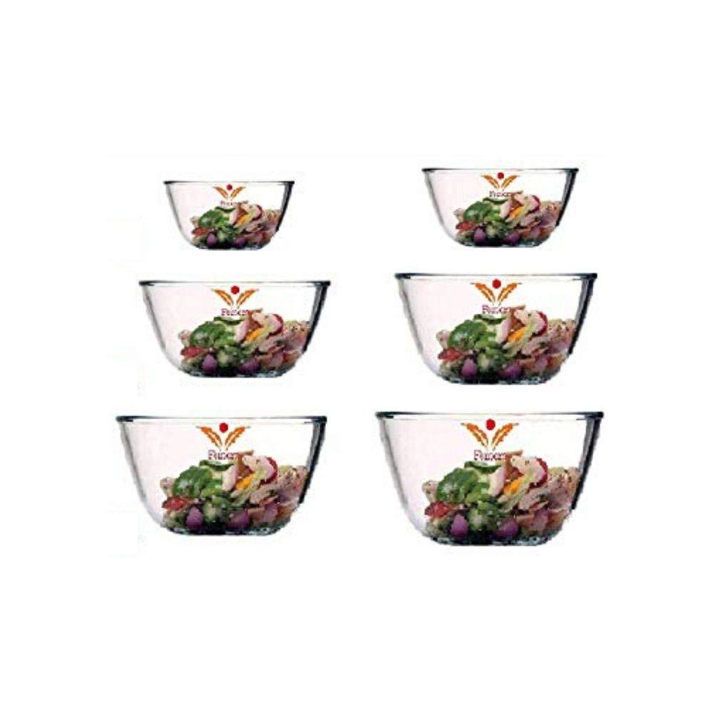 Microwave Safe Mixing Bowls | Set of 6 in Mixed Sizes