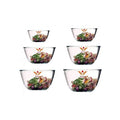 Microwave Safe Mixing Bowls | Set of 6 in Mixed Sizes
