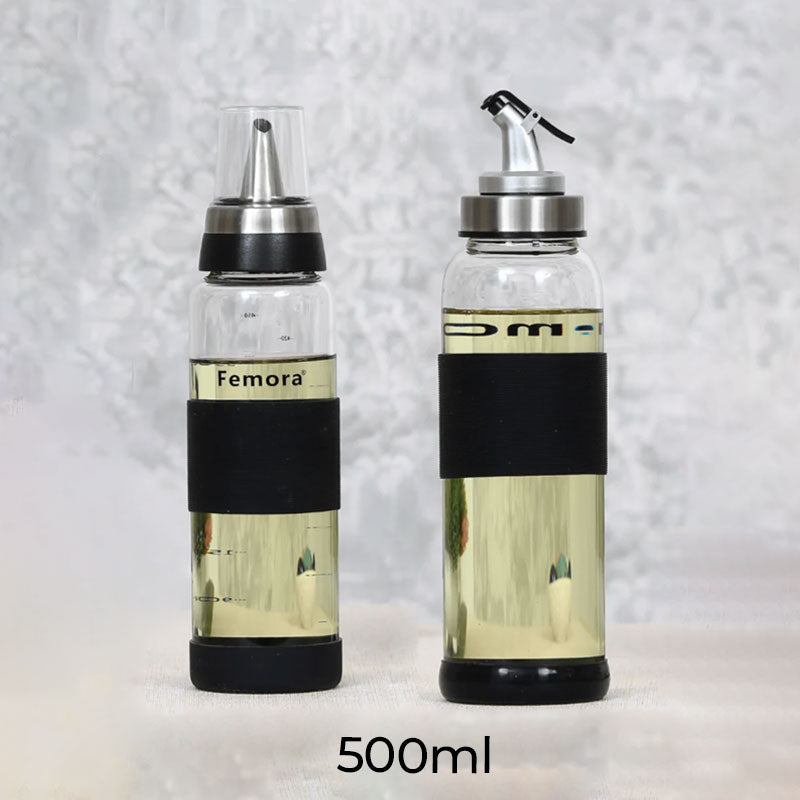 Borosilicate Glass Oil Dispenser | 500 ml | Set of 2