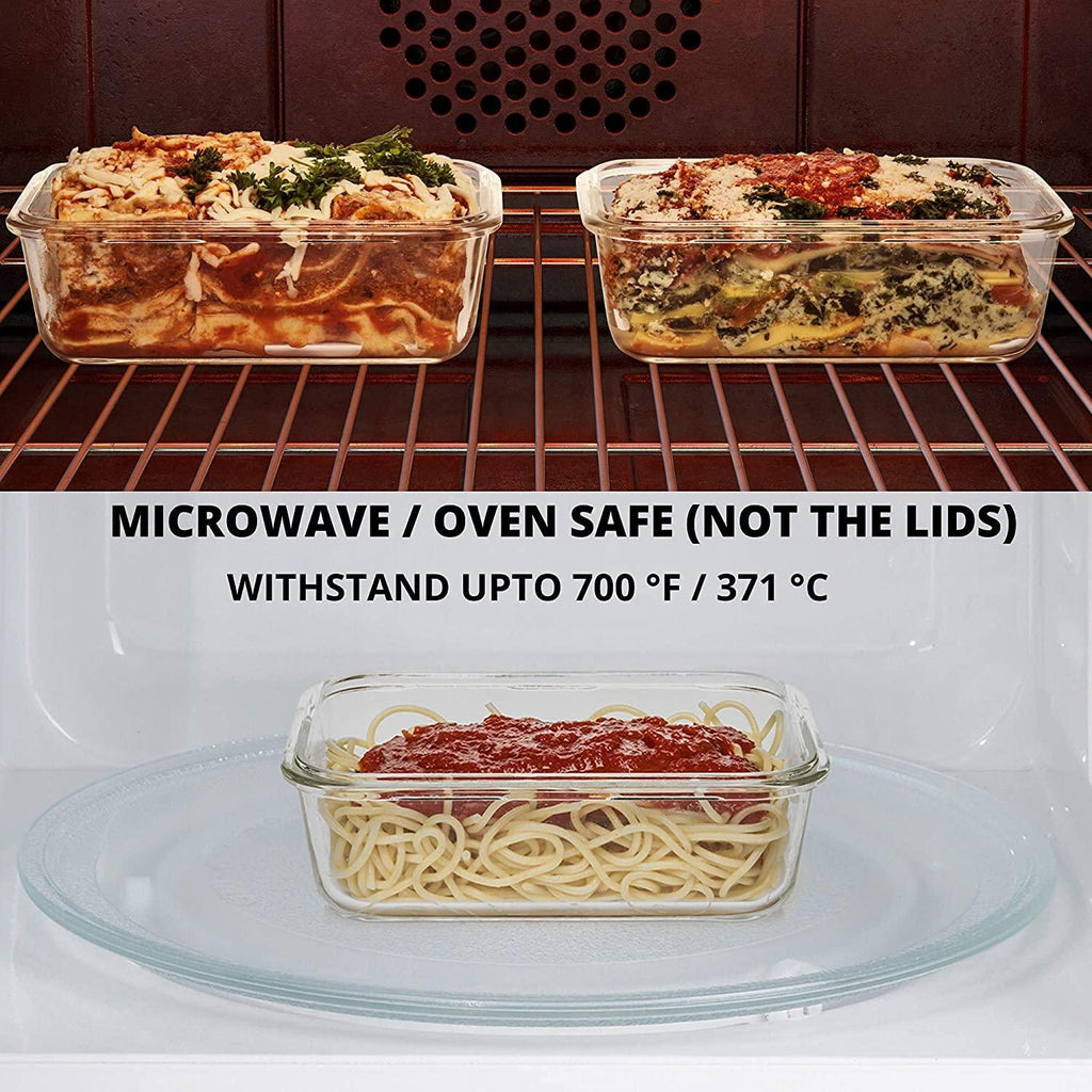 Borosilicate Glass Rectangle Food Storage Container | 2.2L