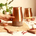 Clear Glass Rose Gold Storage Jar | 900ml, 1.3L & 1.7L