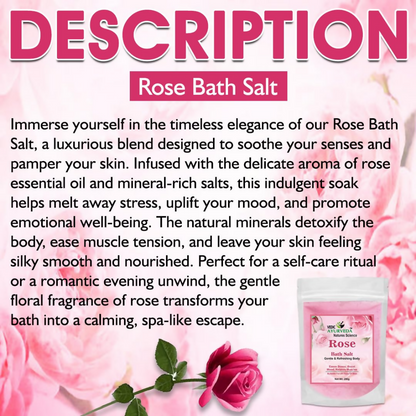 VedicAyurveda Rose Bath Salt