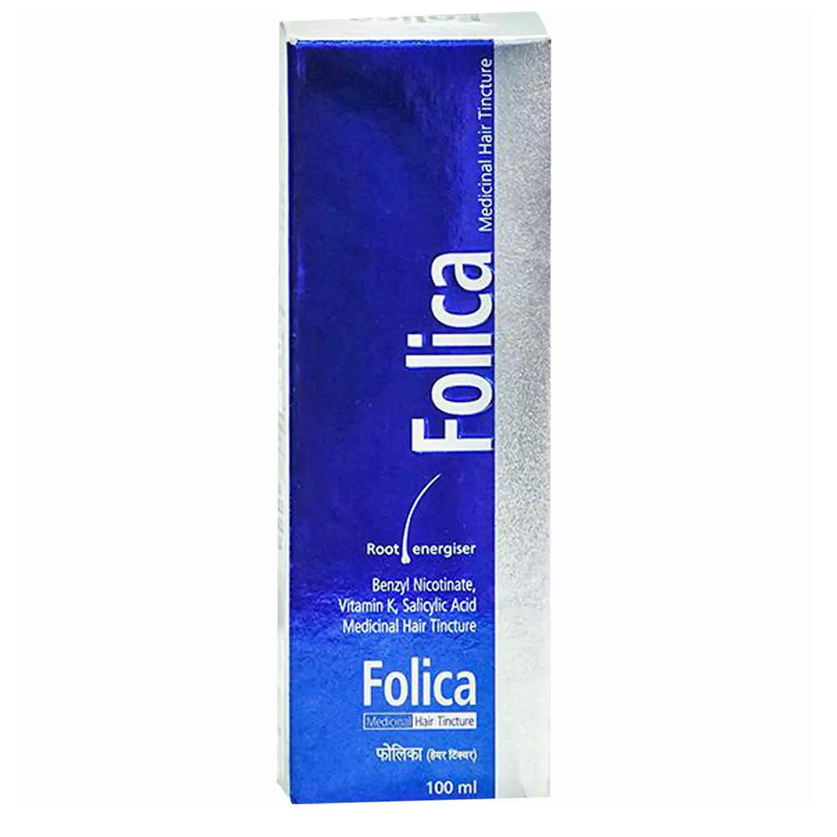 Folica Hair Tincture with Benzyl Nicotinate Vitamin K & Salicylic Acid - 100 ml