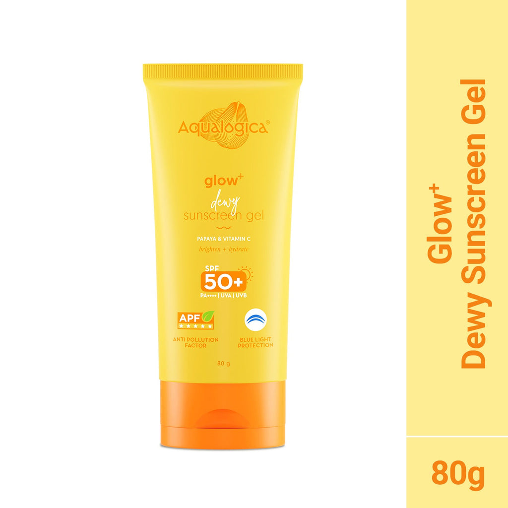 Aqualogica Glow+ Dewy Sunscreen SPF 50+ PA++++ - 80 gms