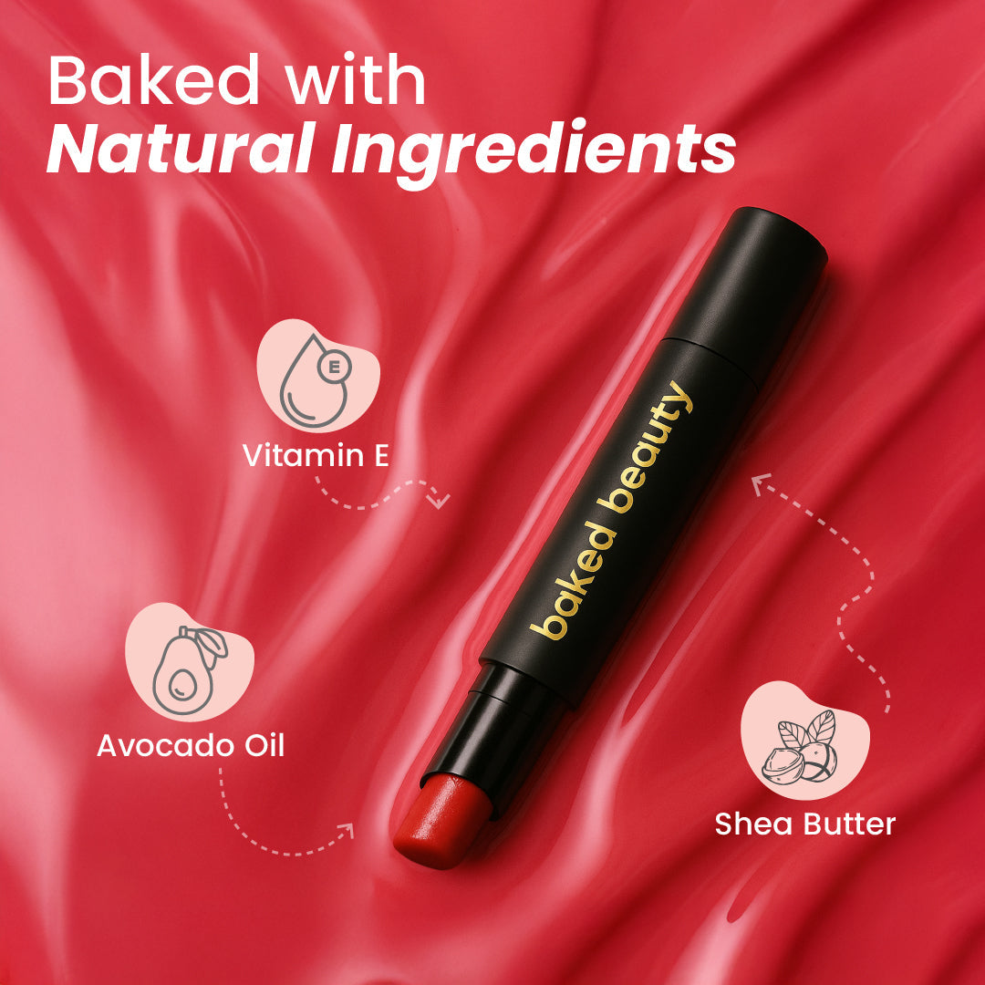 Baked Beauty My Crayon Brownie Bite Matte Lip Cream Lipsticks (Set of 3)