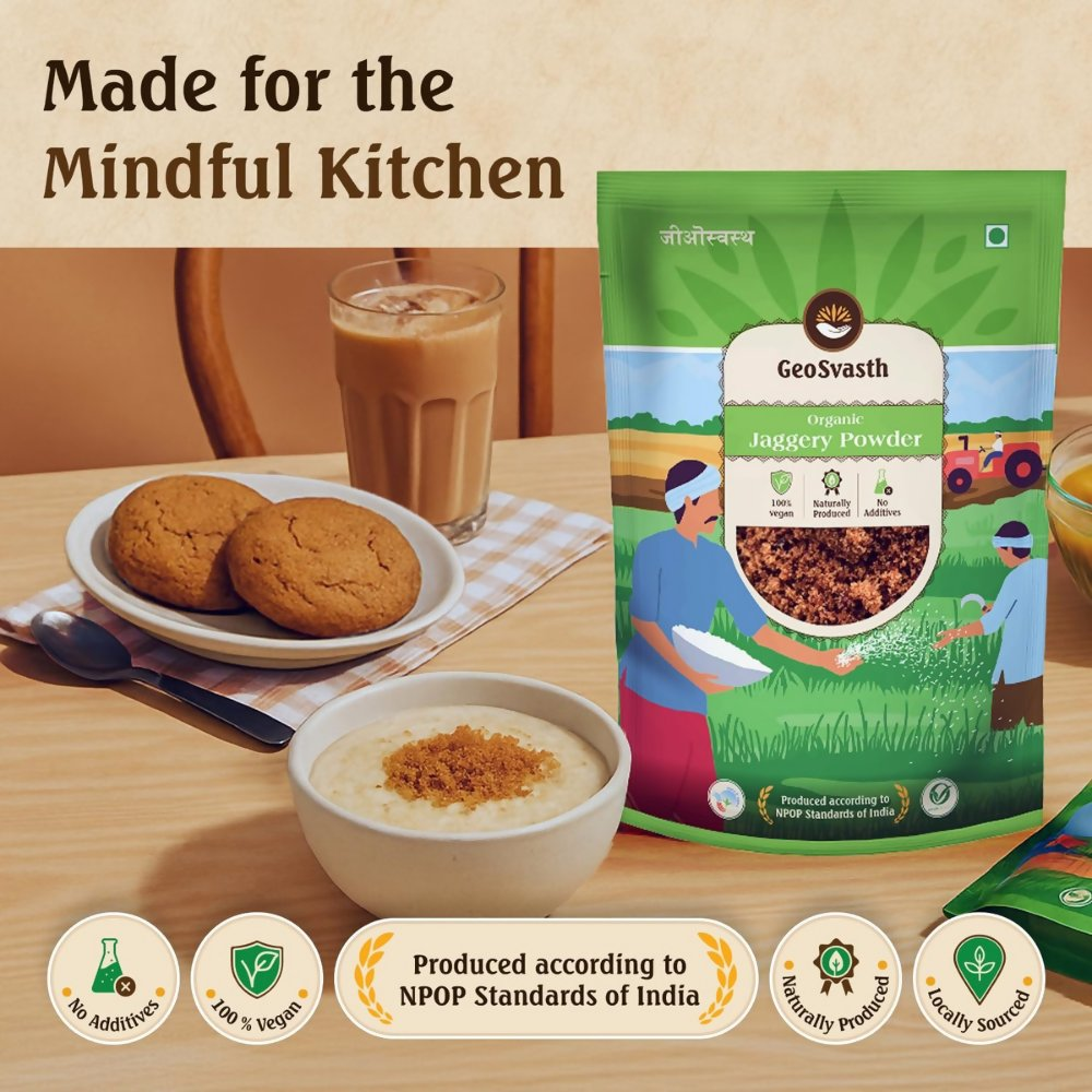 GeoSvasth Organic Jaggery Powder