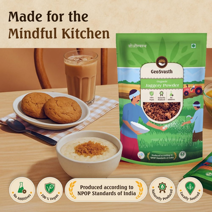GeoSvasth Organic Jaggery Powder