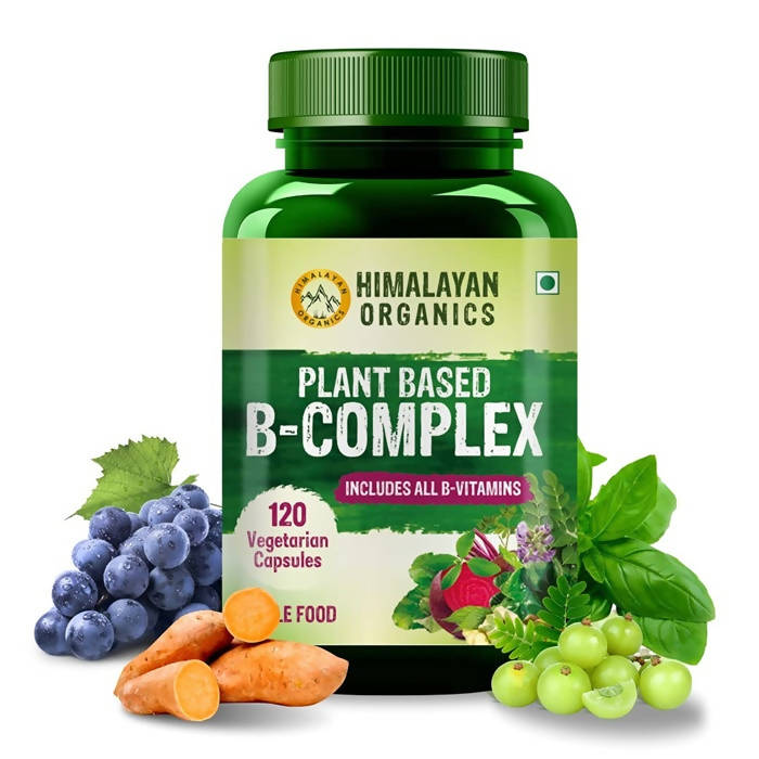 Himalayan Organics Plant Based B-Complex Capsules - 120 Tabs