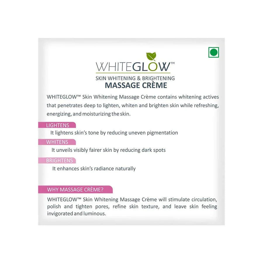 Lotus Herbals Whiteglow Skin Whitening And Brightening Massage Creme - 60 gms