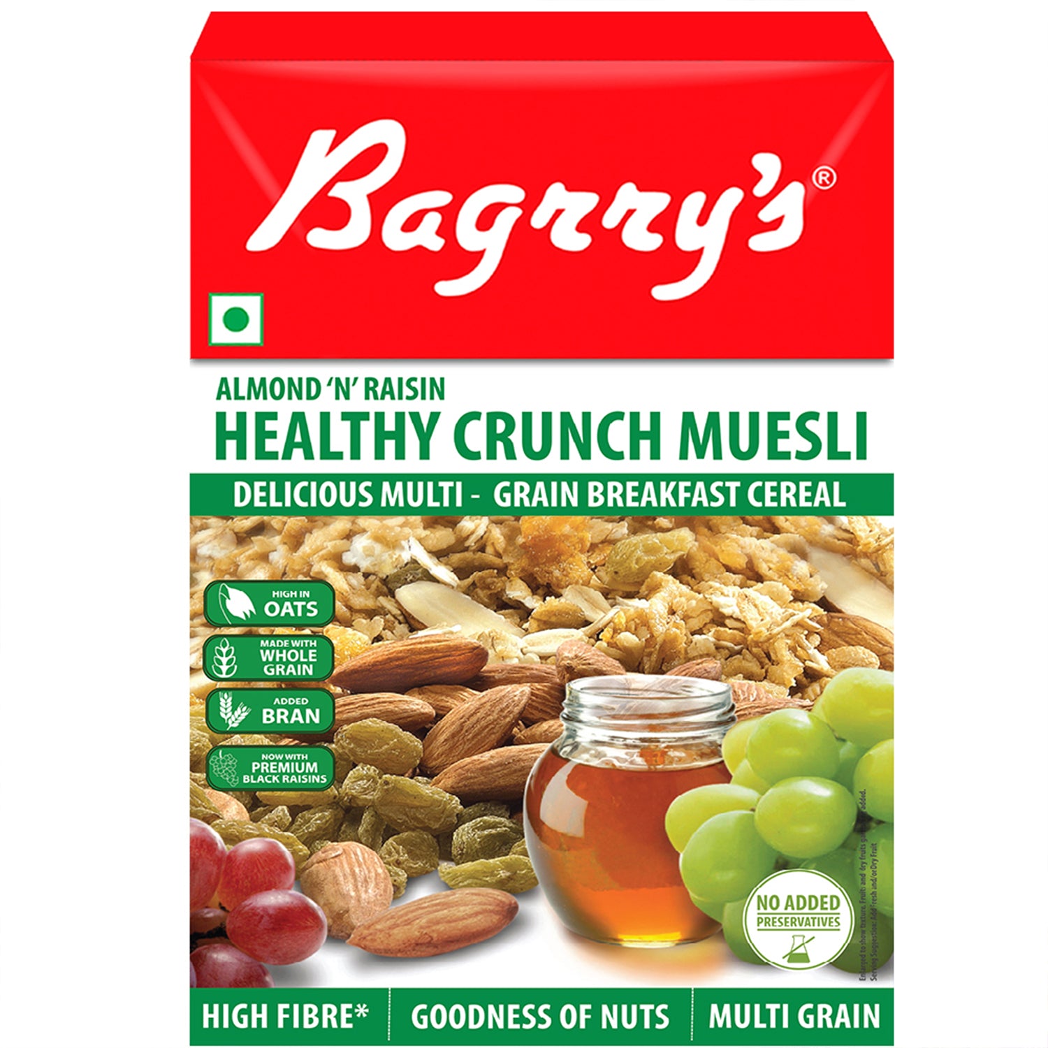 Bagrry's  Healthy Crunch Muesli - 400 gms