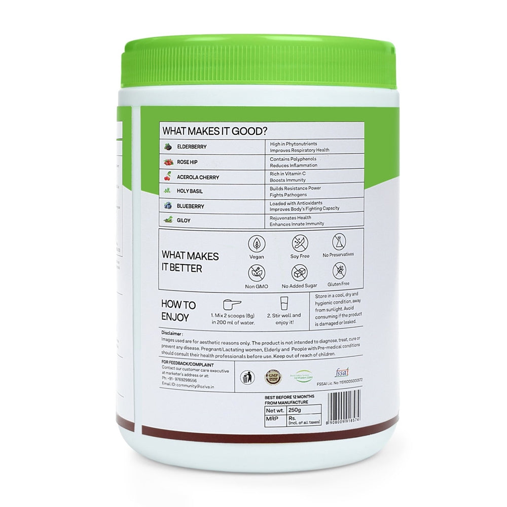 OZiva Plant-Based Wellness Support Blend