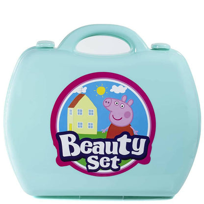 Skoodle Multicolor 22 Pieces Peppa Pig Beauty Set Toy with Beauty Suitcase for Kids Girls Age 3+