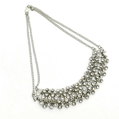 Mominos Fashion Johar Kamal Silver-Plated Brass Finish Kundan Choker For Women