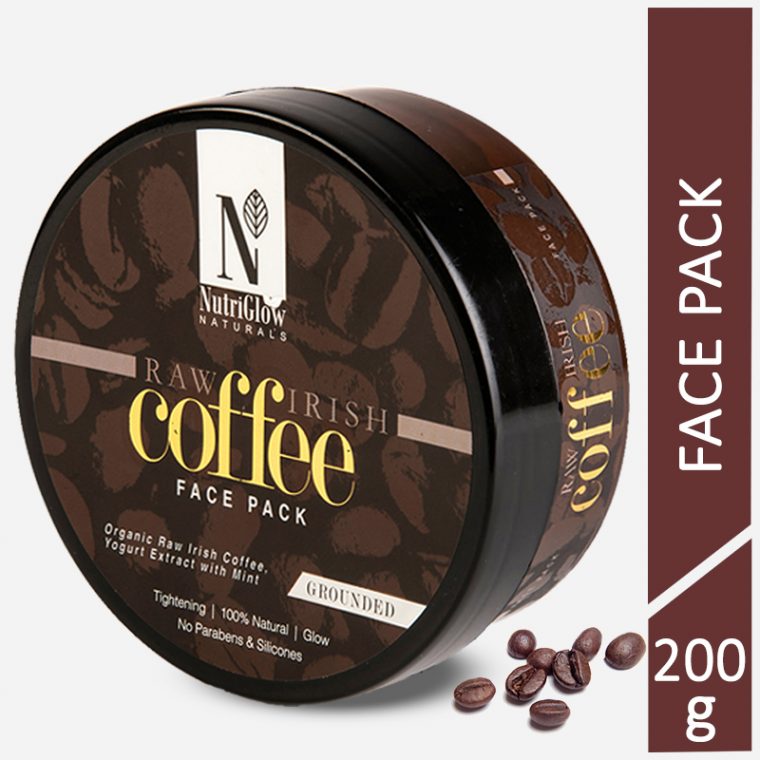 NutriGlow NATURAL'S Raw Irish Coffee Face Pack - 200 gms