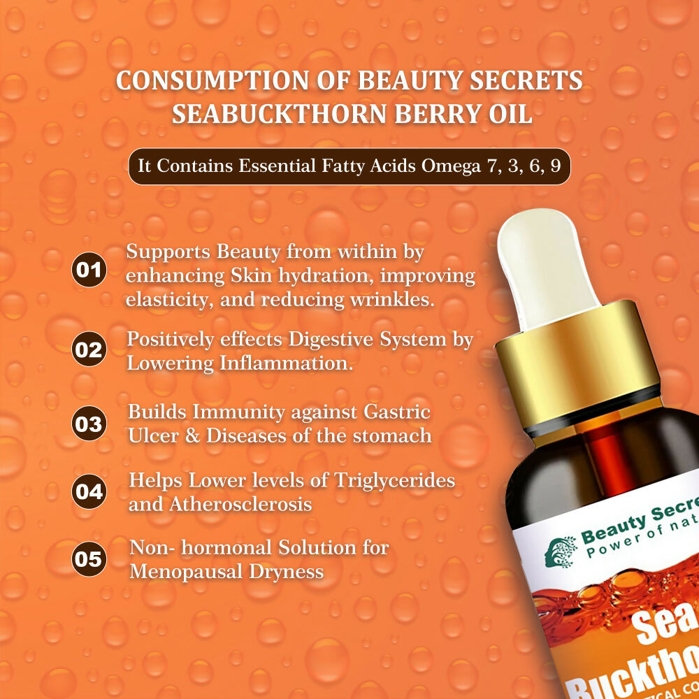 Beauty Secrets Organic Sea Buckthorn Berry Oil