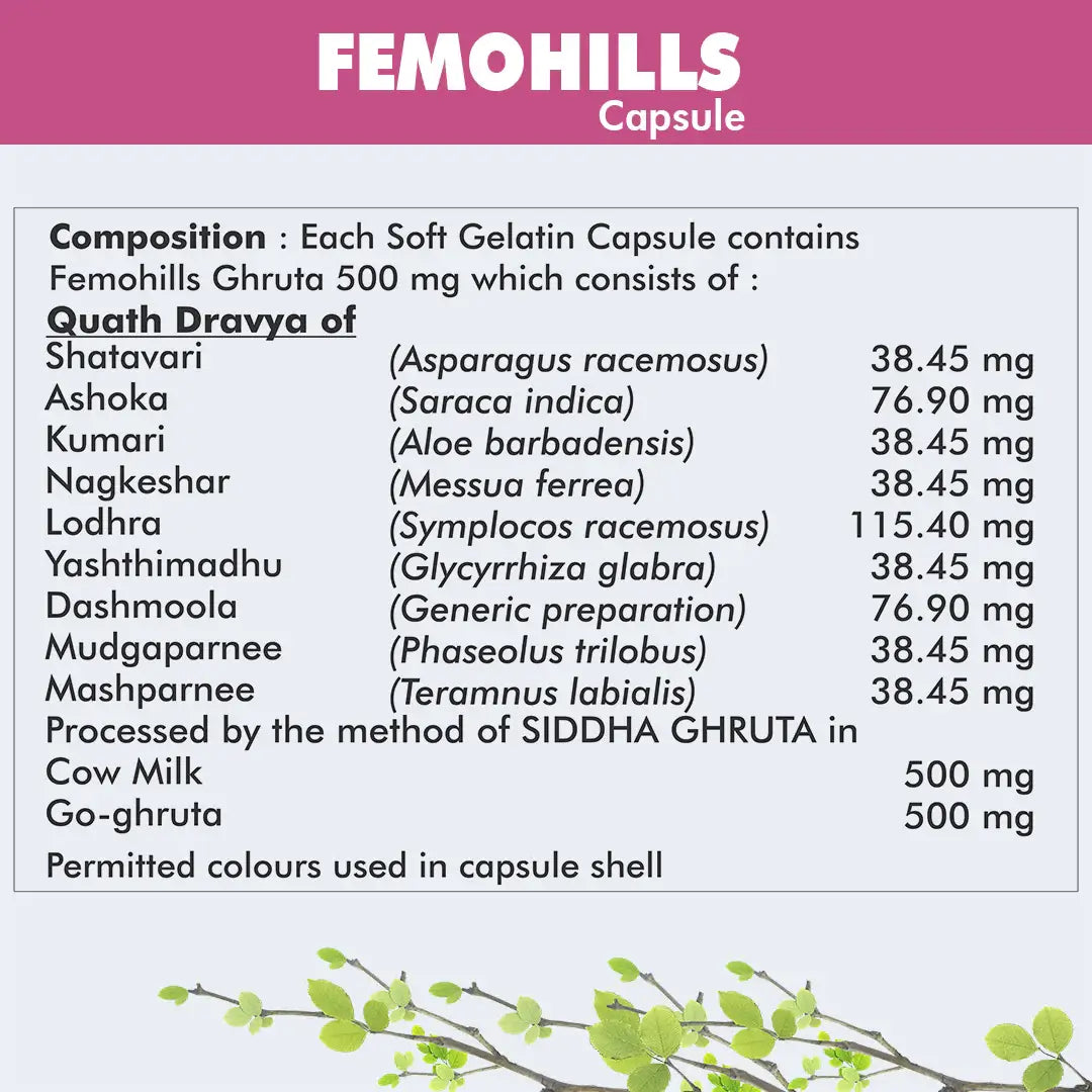 Herbal Hills Ayurveda Femohills Capsules