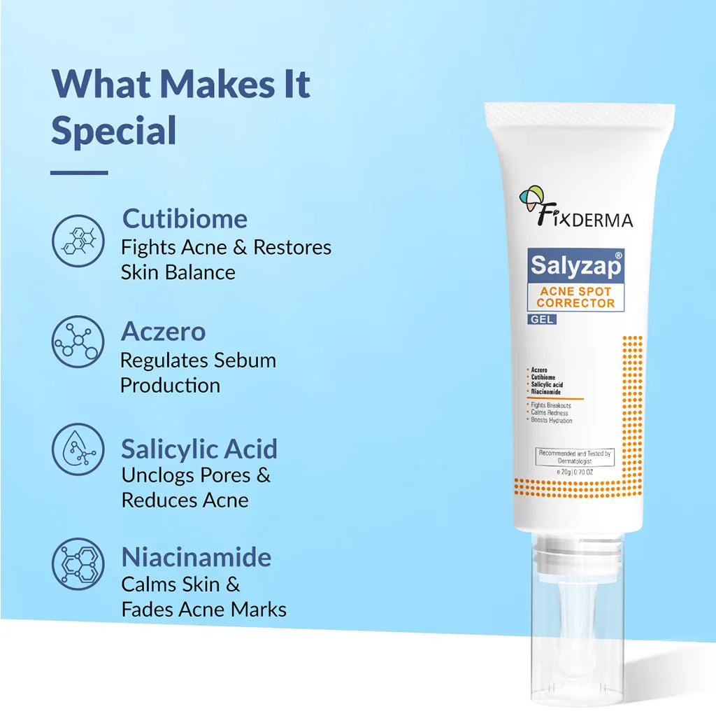Fixderma Salyzap Acne Spot Corrector Gel - 20 gms