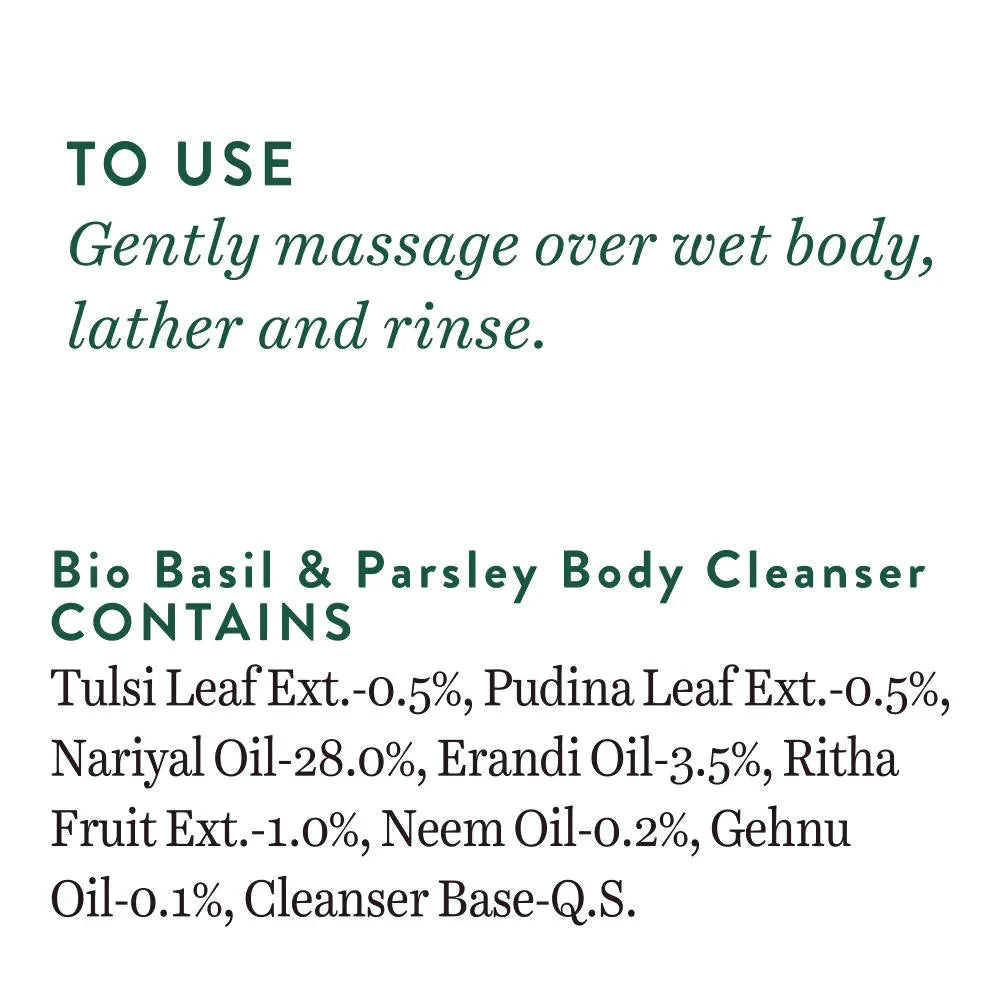 Biotique Bio Basil & Parsley Revitalizing Body Wash - 200 ml