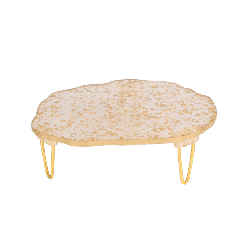 Flex Resin Cake Platter & Server | Set of 2 | Multiple Colors