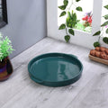 Green Ceramic Bakeware Dish with Handle