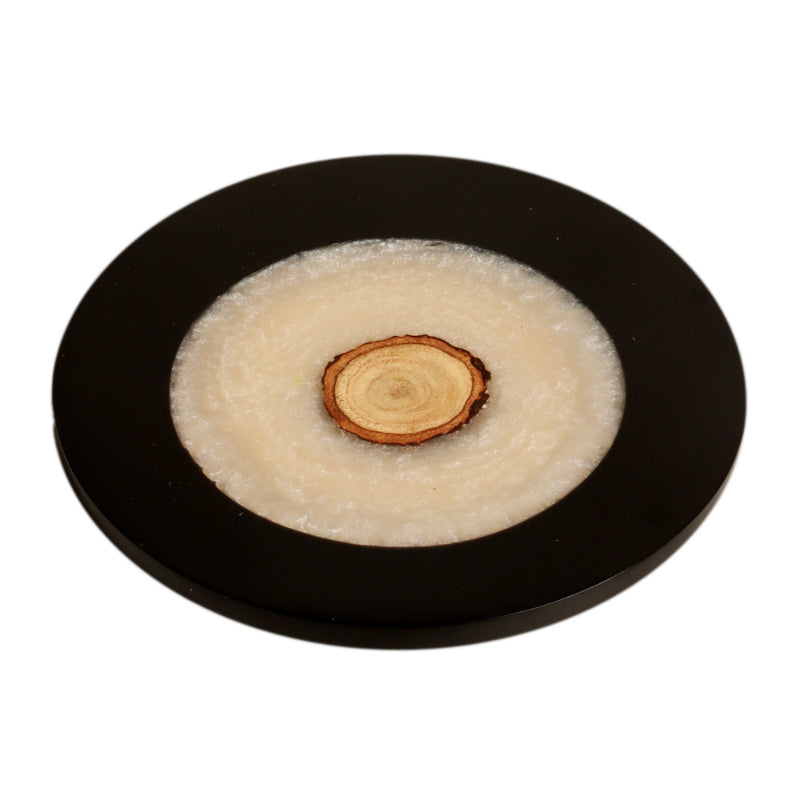 Black & White Resin Coaster | Set of 4