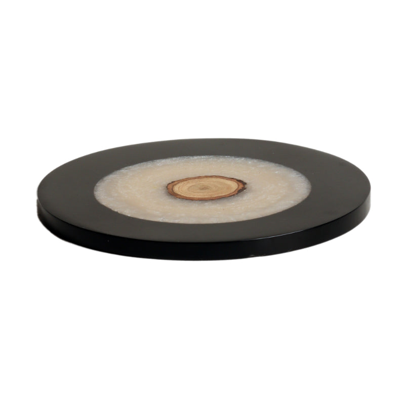 Black & White Resin Coaster | Set of 4