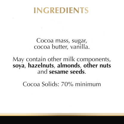 Lindt Excellence 70% Cocoa Extra Fine Dark Chocolate