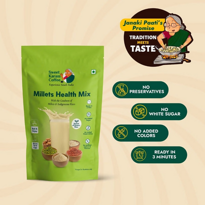 Sweet Karam Coffee Millets Health Milk Mix (Kanji Maavu)