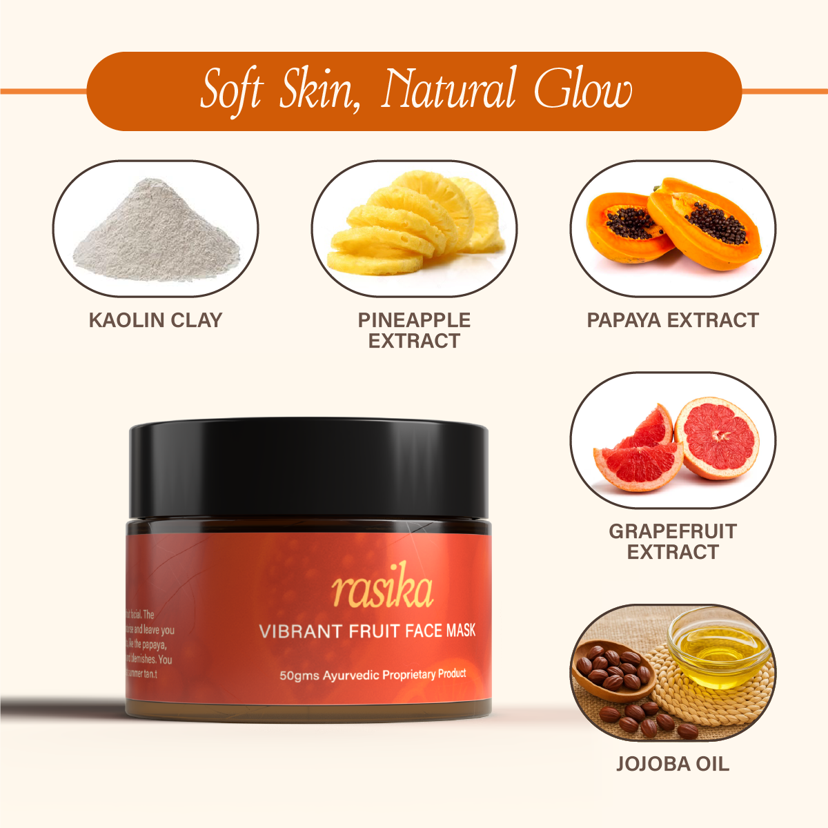 Evaraa Essential Vibrant Fruit Face Mask