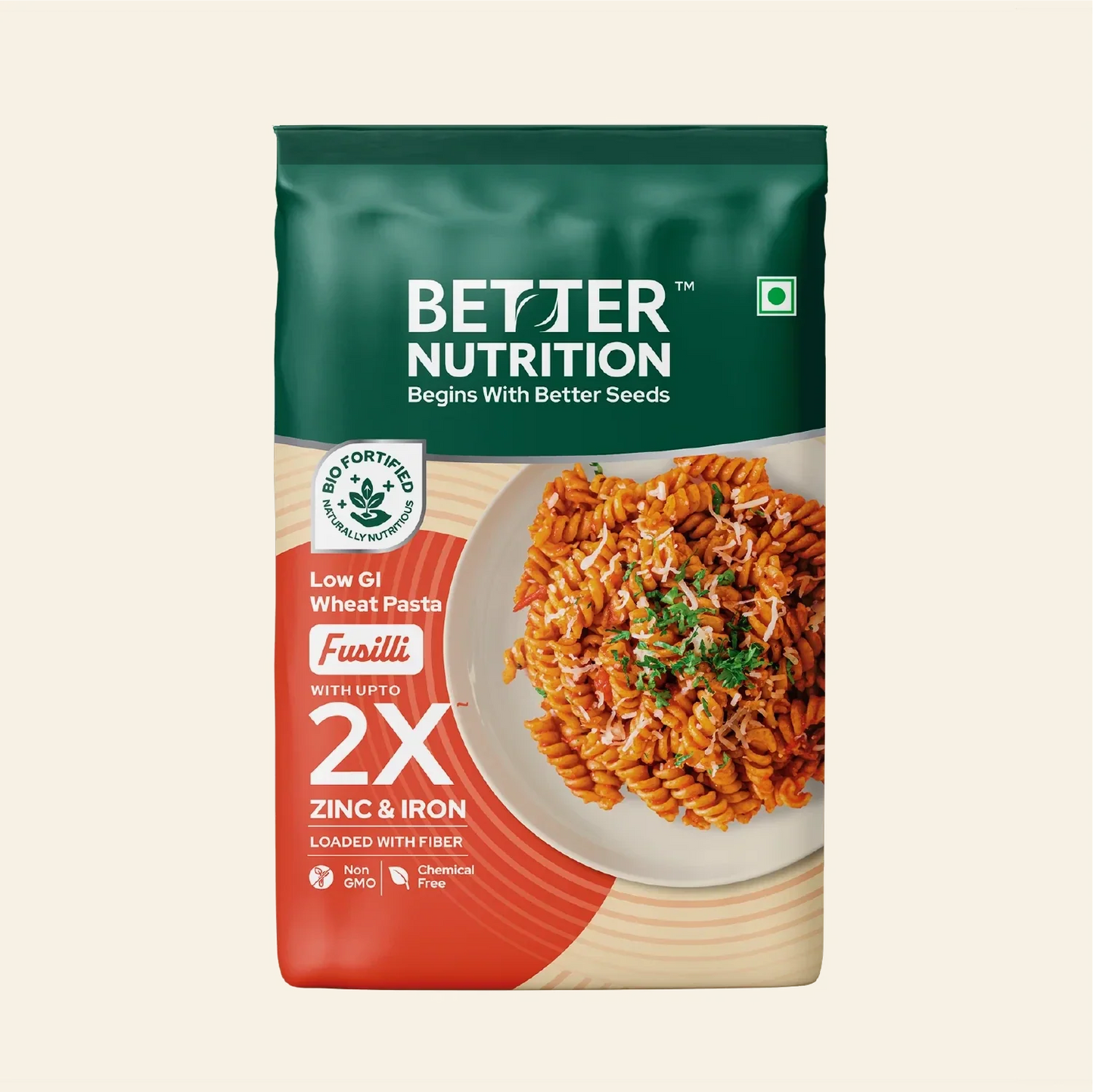 Better Nutrition Biofortified Fusilli / Wheat Pasta