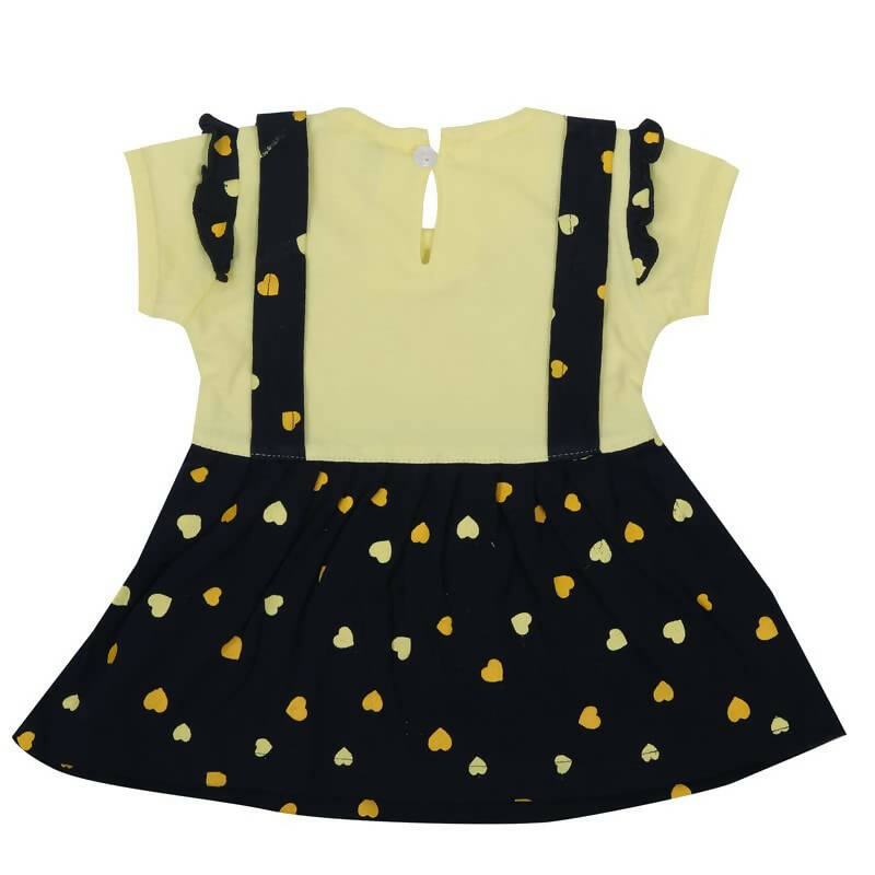 NammaBaby Baby Girl's A-Line Mini Frock Dress - Yellow 117