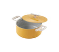 Ember Mini Dutch Oven 20cm Benares Gold Stainless Steel Handle Ceramic Non-Stick