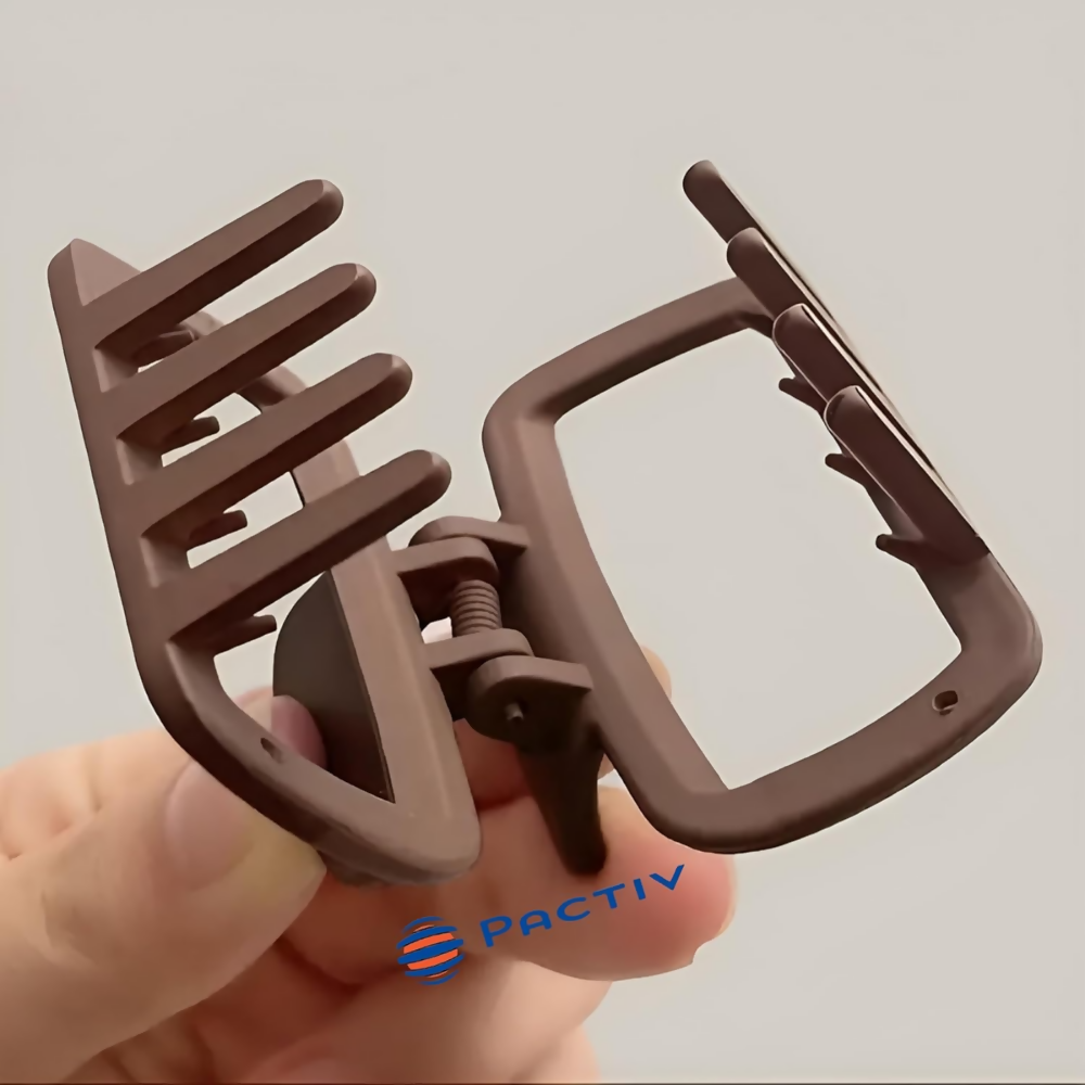 PACTIV Solid Color Matte Hollow Out Hair Claw Clips