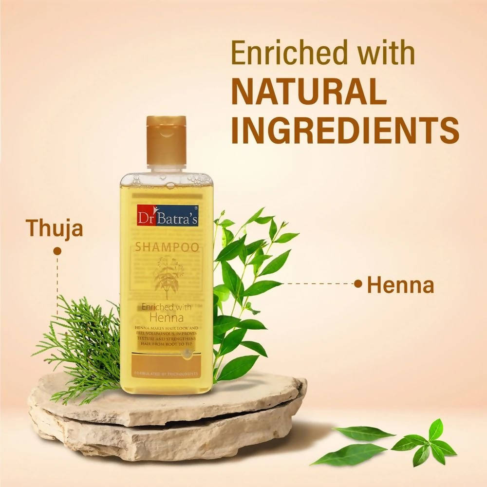 Dr. Batra's Shampoo Enriched With Henna