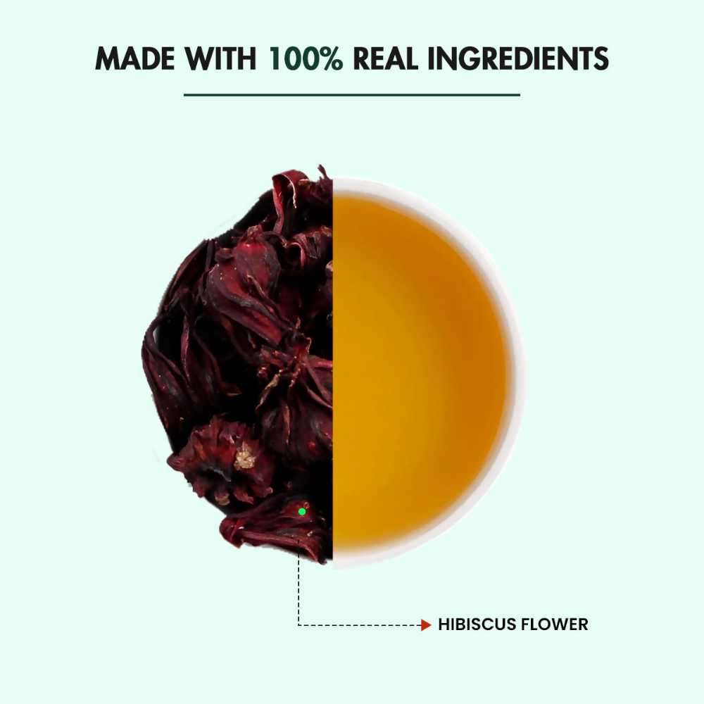Tea Treasure Hibiscus Loose Leaf Green Tea