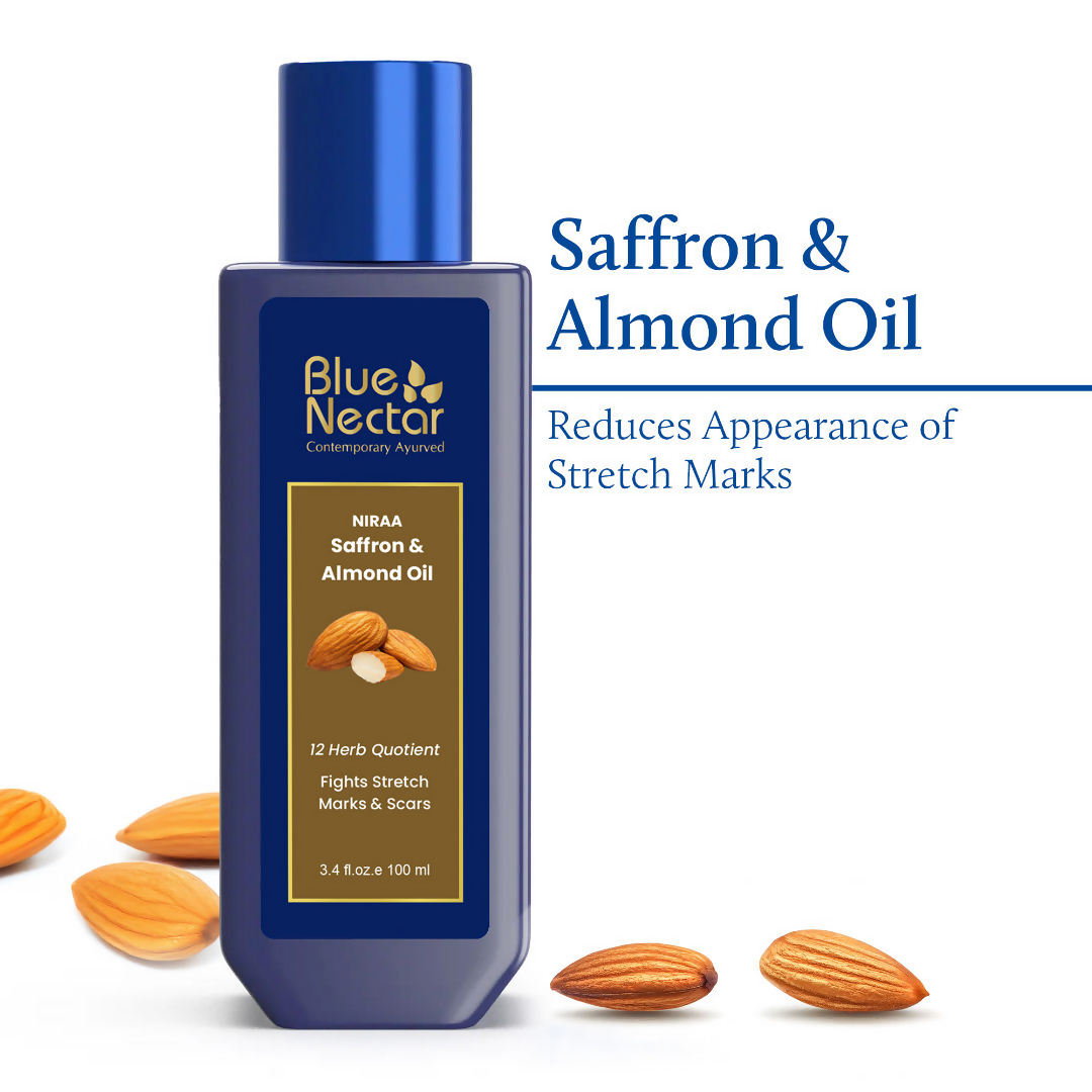 Blue Nectar Saffron & Almond Oil