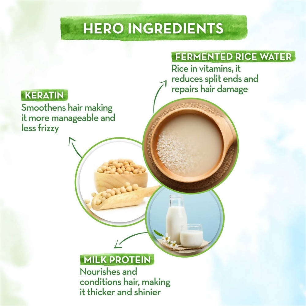 Mamaearth Rice Water Hair Mask with Rice Water & Keratin - 200 gm