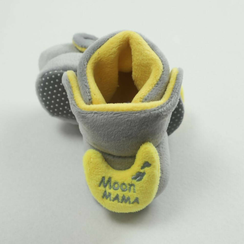 Tiny Bugs For Boys & Girls Baby Winter Booties - Grey