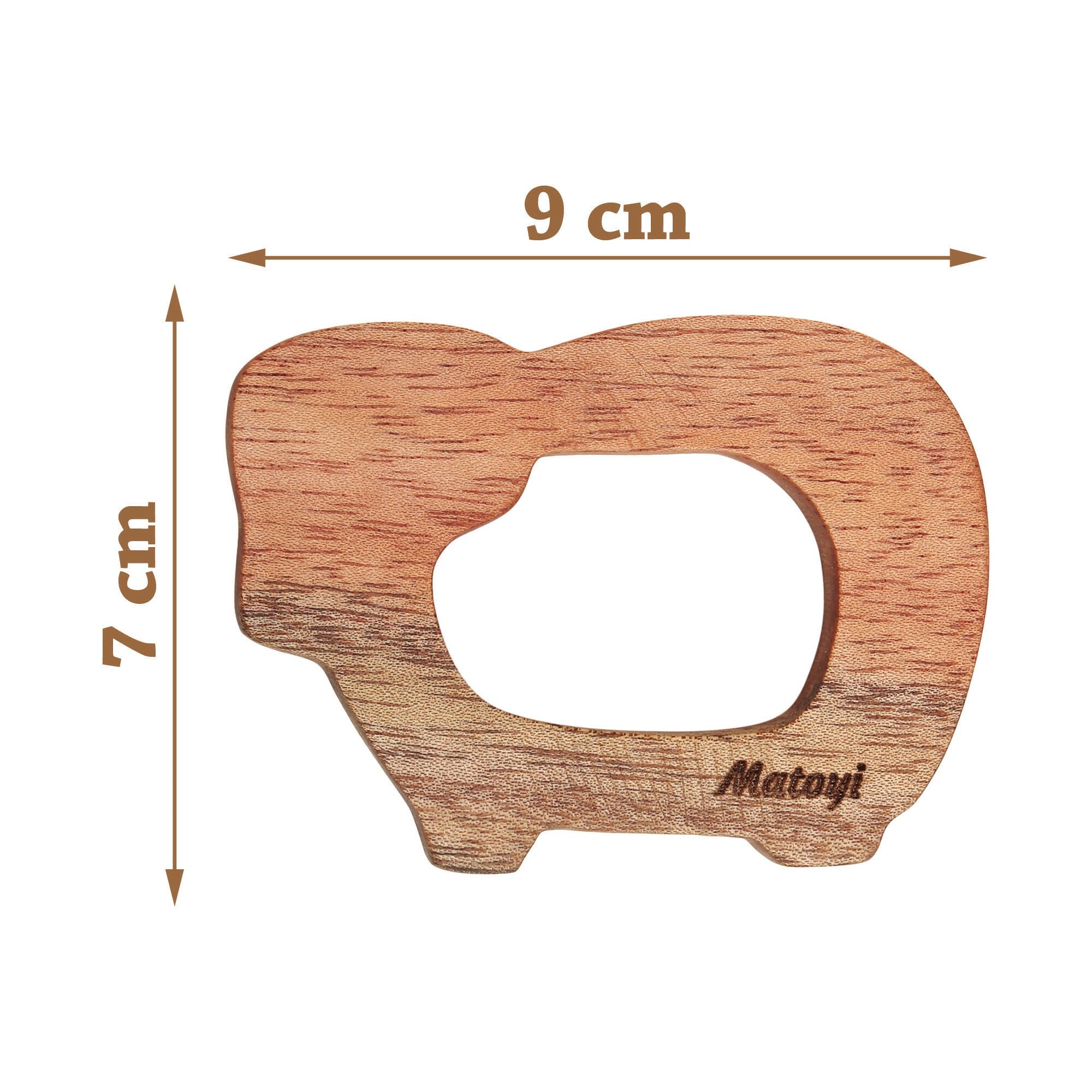 Matoyi 3 Wooden Baby Rattles For Kids